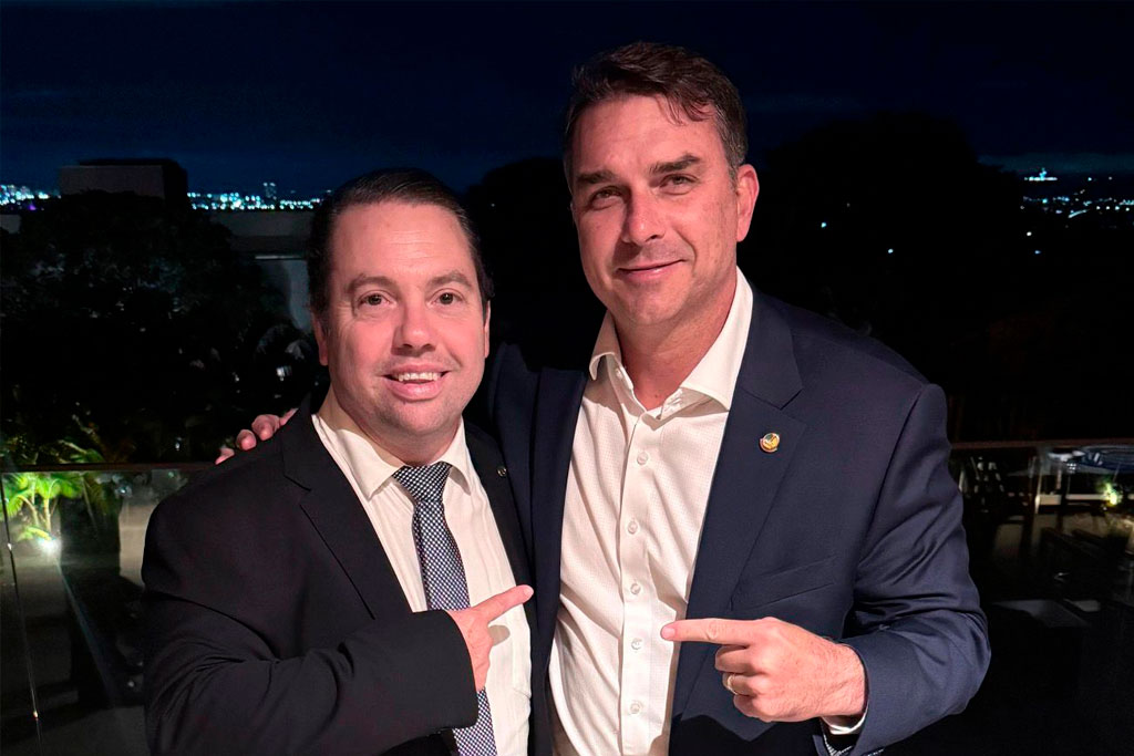 Ao lado de Rodolfo Nogueira (PL-MS), Flávio Bolsonaro (PL-RJ) confirma presença na Expogrande em Campo Grande - Foto: divulgação/Assessoria de Imprensa